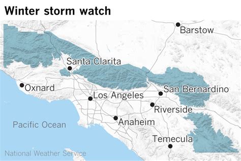 Late-season storm to bring light rain, snow to Southern California